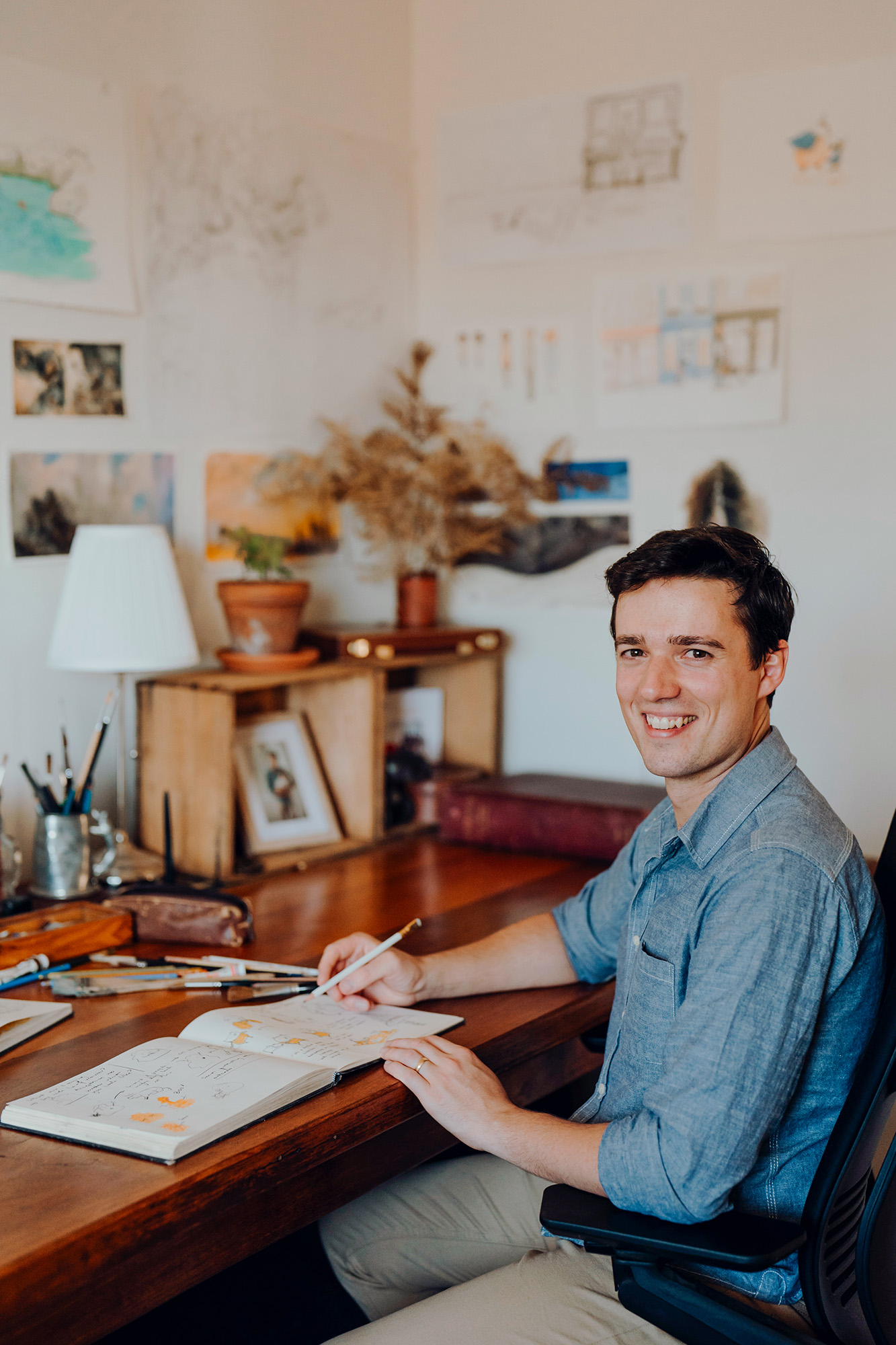 Gabriel Evans, author and illustrator